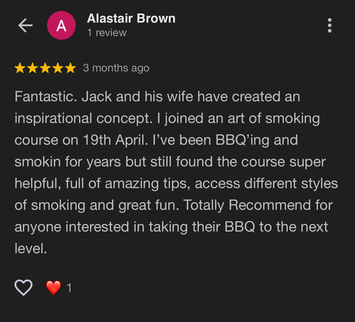 The Art of Smoking - 18 October 2025 10:00am - 14:00pm