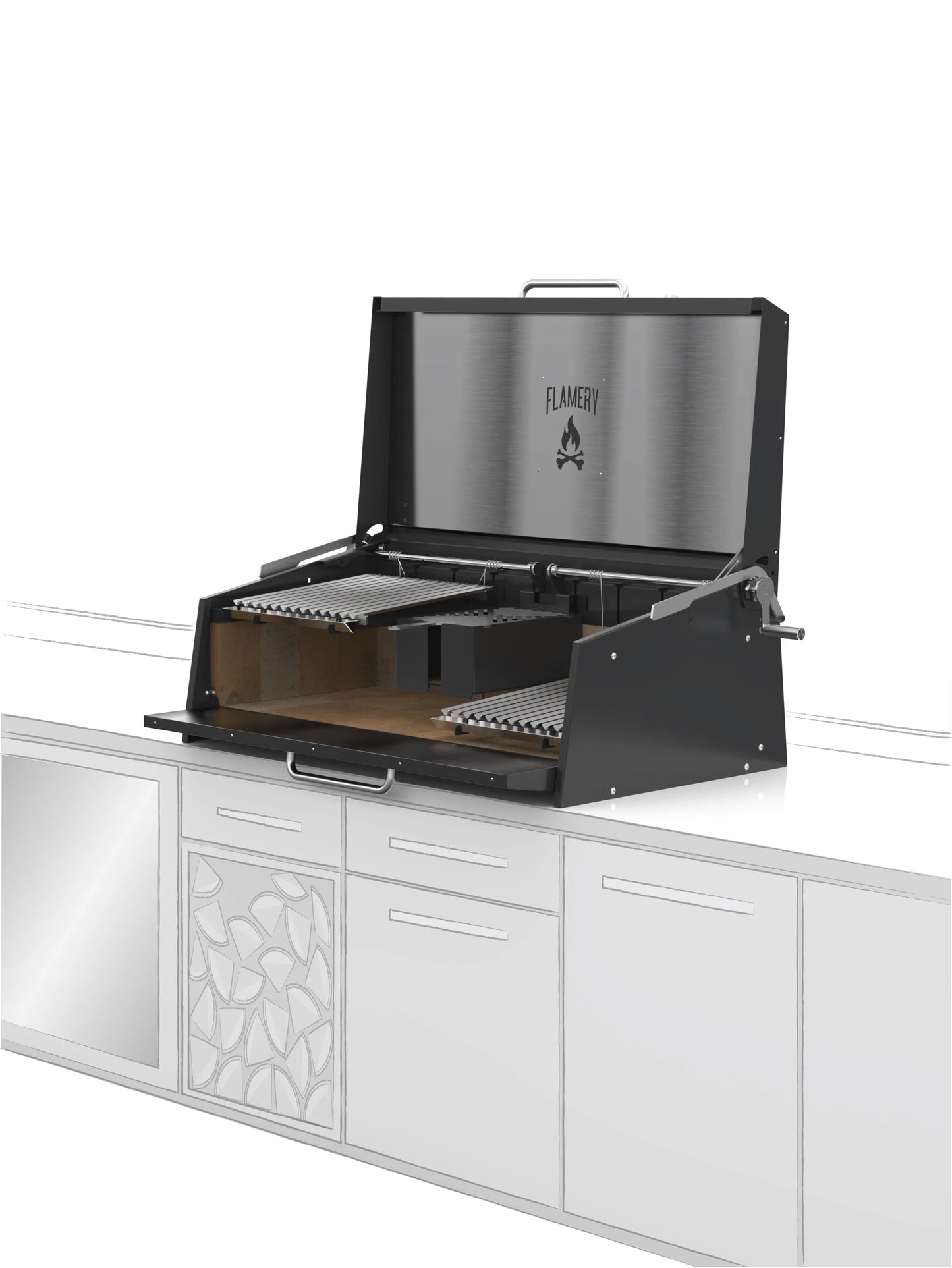 ASADO PRO.3.2 LARGE ASADO GRILL BUILT IN