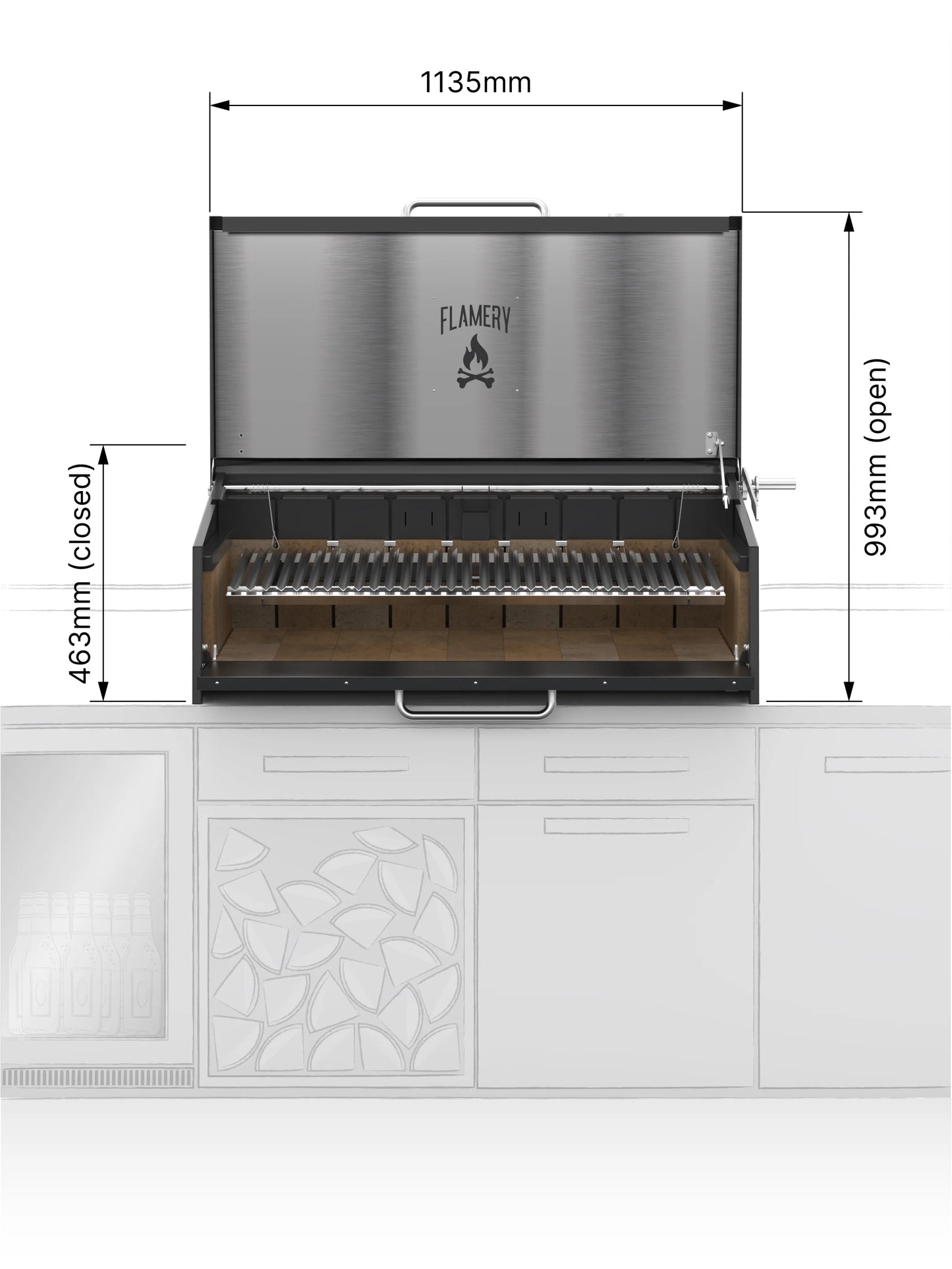 ASADO PRO.3.2 LARGE ASADO GRILL BUILT IN
