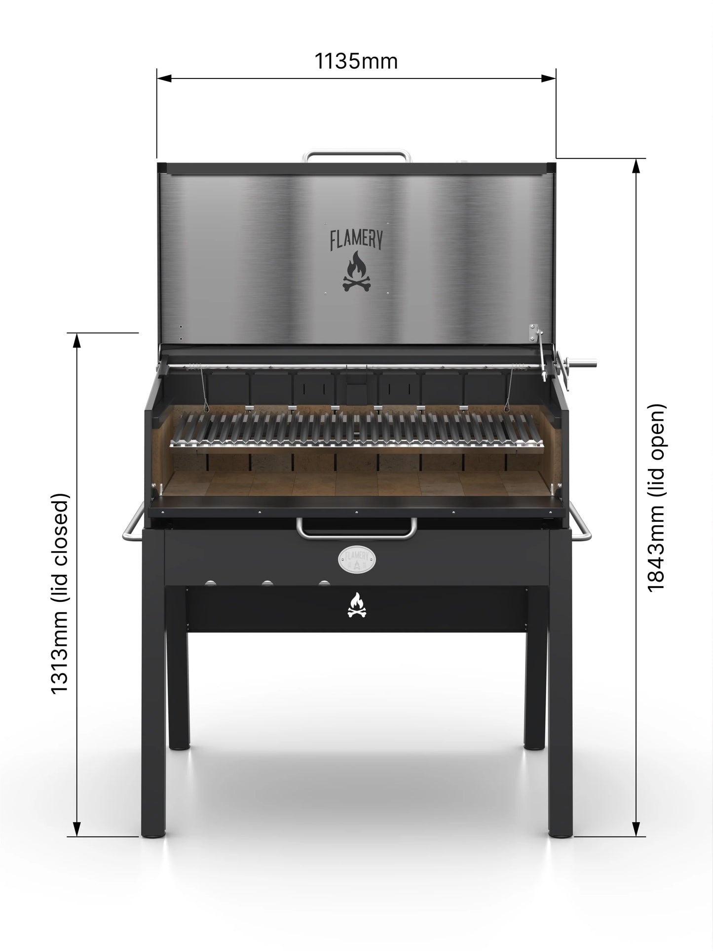 ASADO PRO.1.2 / LARGE ASADO GRILL ON STAND