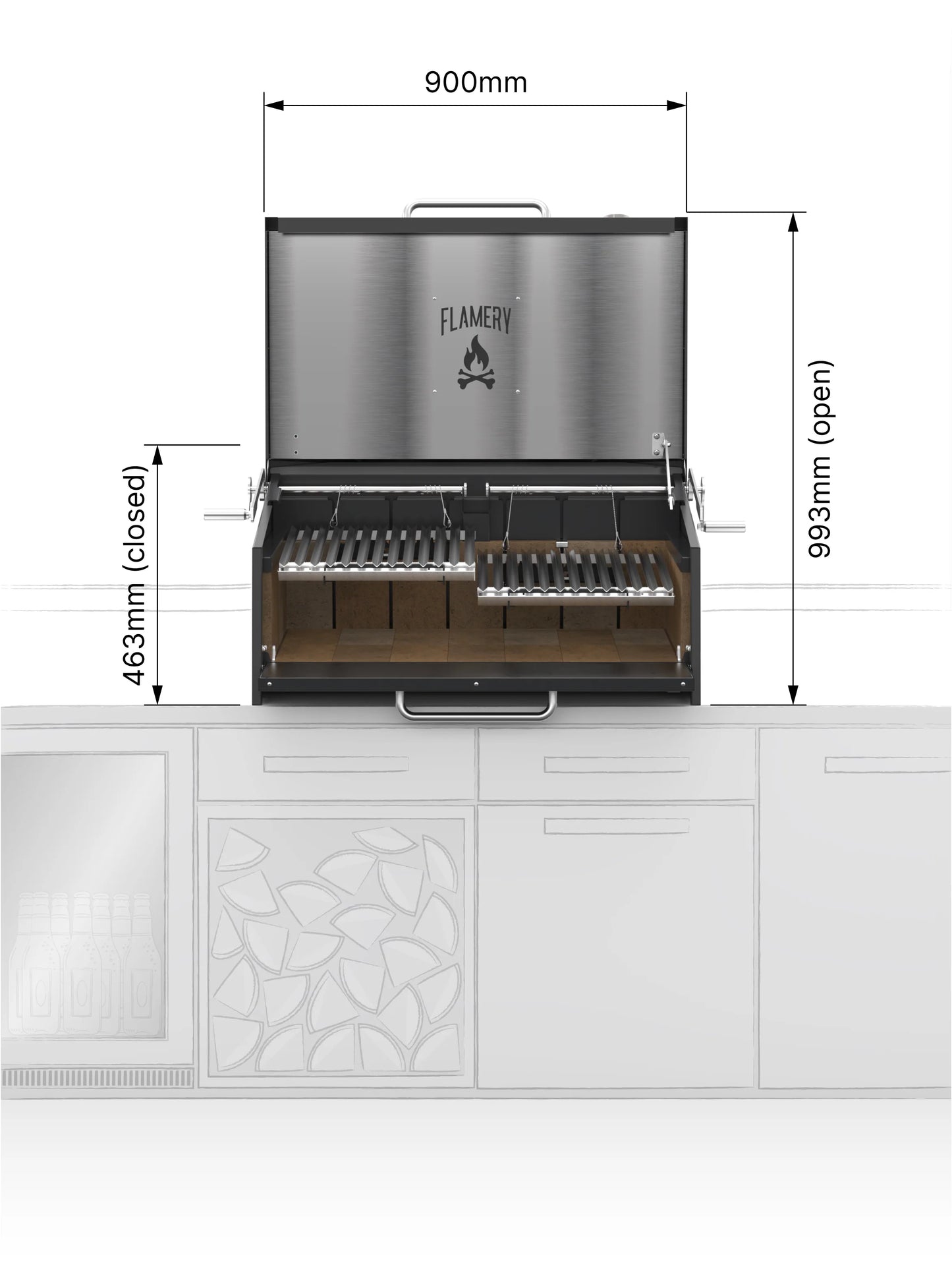 ASADO PRO.3.1 SMALL ASADO GRILL BUILT IN