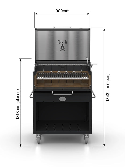 ASADO PRO.2.1 SMALL ASADO GRILL ON TROLLEY