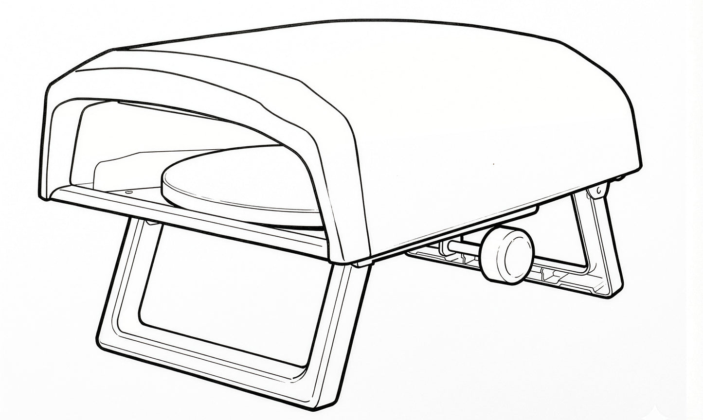 FIREBLOOM GP01 GAS PIZZA OVEN