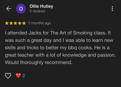 The Art of Smoking - 18 October 2025 10:00am - 14:00pm