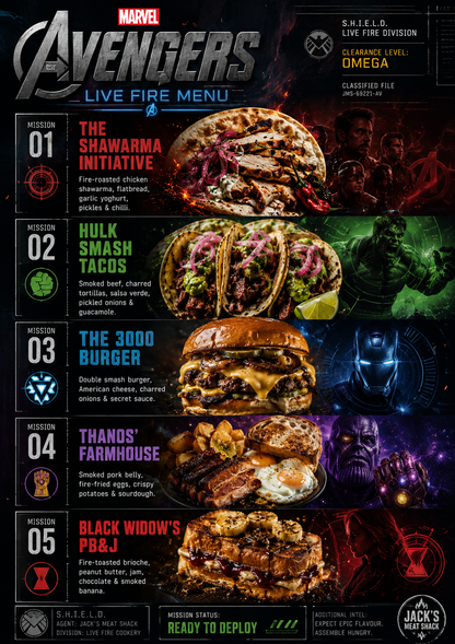 Avengers Special General BBQ Class 15 October 2027 1000-1500pm