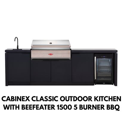 Cabinex Classic Outdoor Kitchen Paired with Beefeater 1500 (4 of 5 Burner)