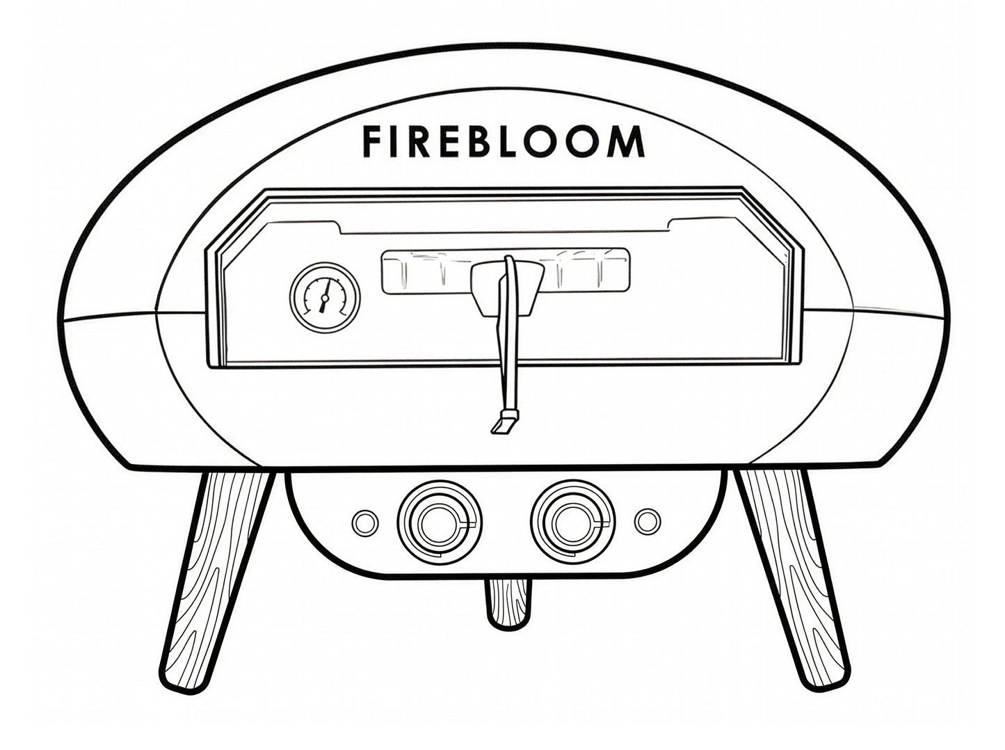 FIREBLOOM EP03 ELECTRIC PIZZA OVEN