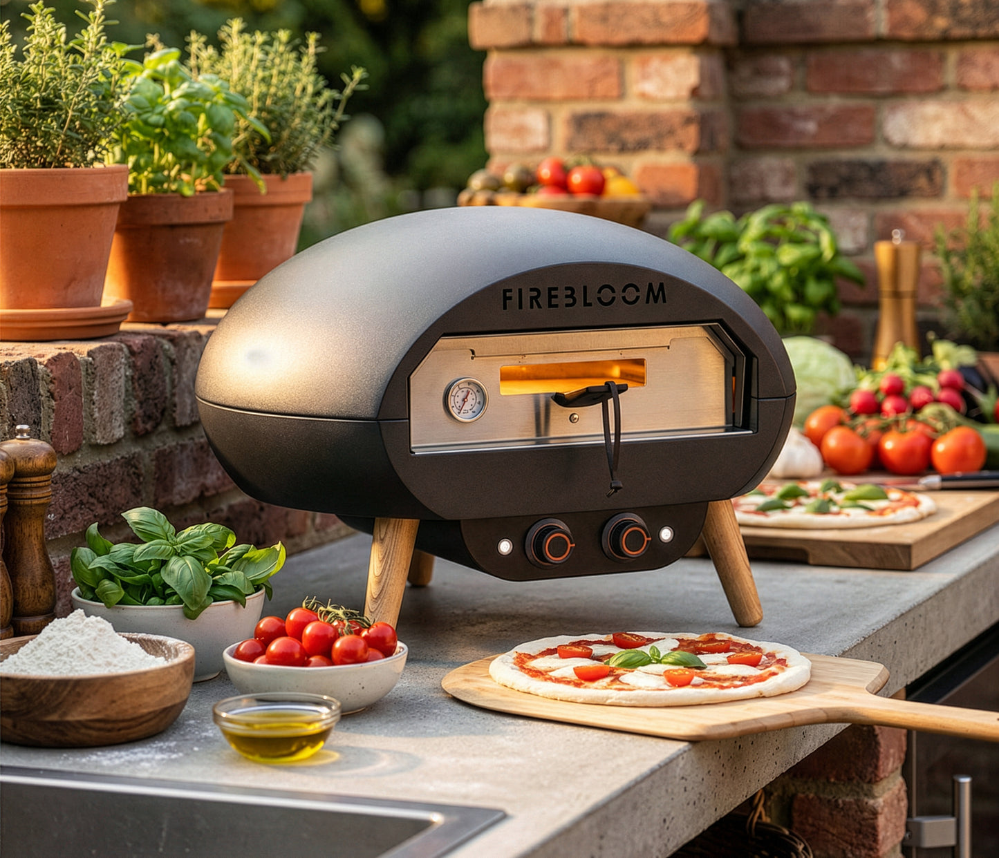 FIREBLOOM EP03 ELECTRIC PIZZA OVEN